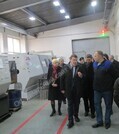 На "ДИНУРЕ" побывал министр экономики Свердловской области - Официальный сайт непубличного акционерного общества "Орденов Трудового Красного Знамени Первоуральский динасовый завод имени Ефима Моисеевича Гришпуна" (АО "ДИНУР")